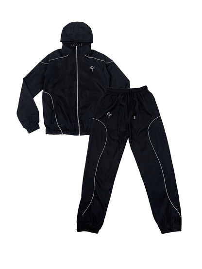 Black/reflective EF tracksuit